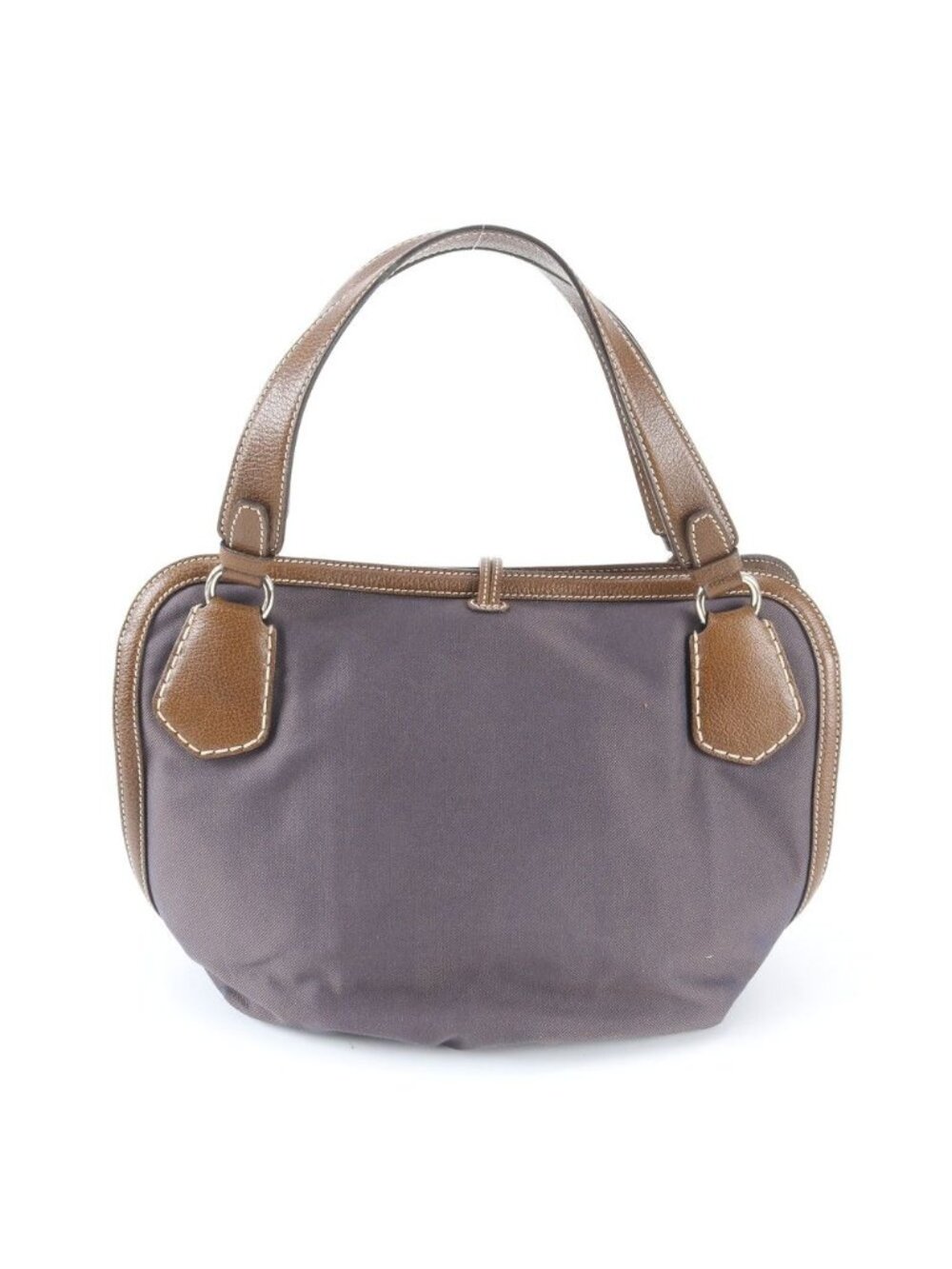 Celine Carriage Pattern Leather Canvas Tote Shoulder - Picture 3 of 8